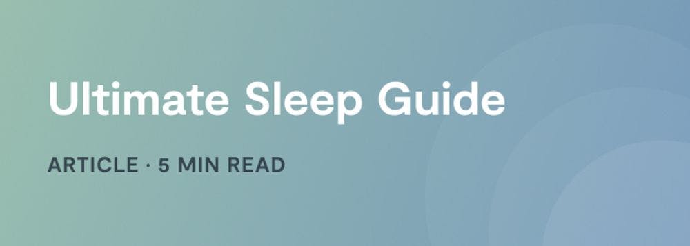 Sleep Article